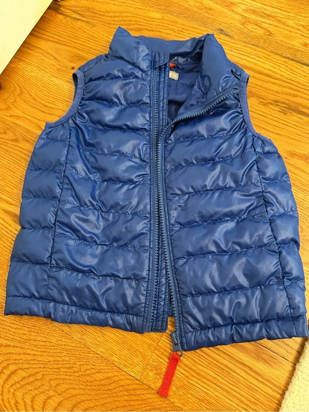 Primary Kids Lightweight Puffer Vest in Cobalt Blue Size 4-5 Years